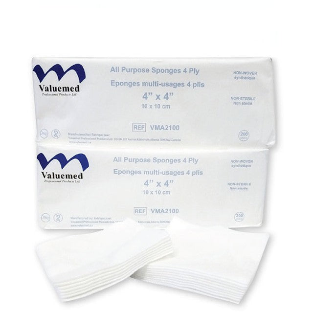 Gauze 4x4 4ply Non Sterile - 200 pack