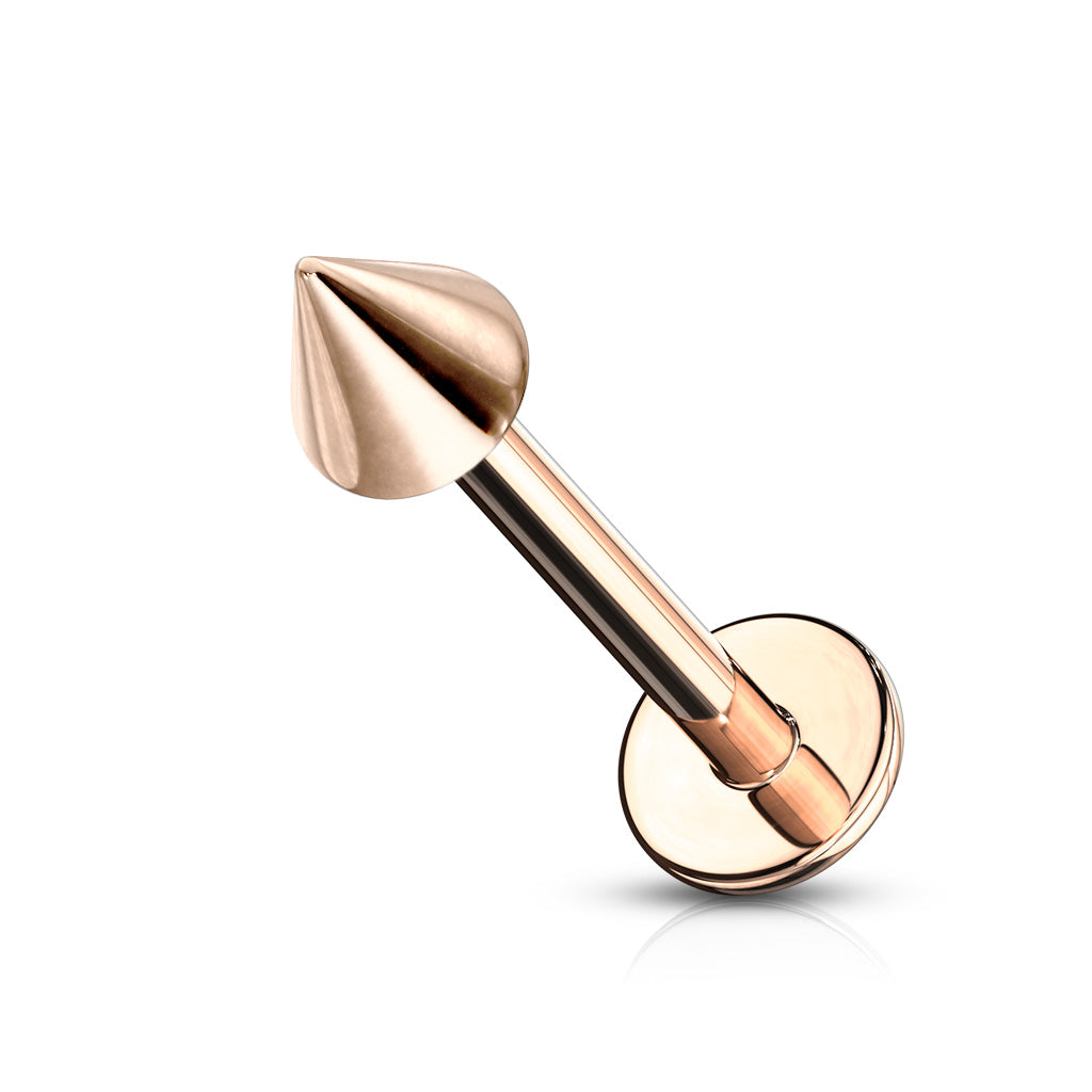 Surgical Steel External Thread Labret with Spike