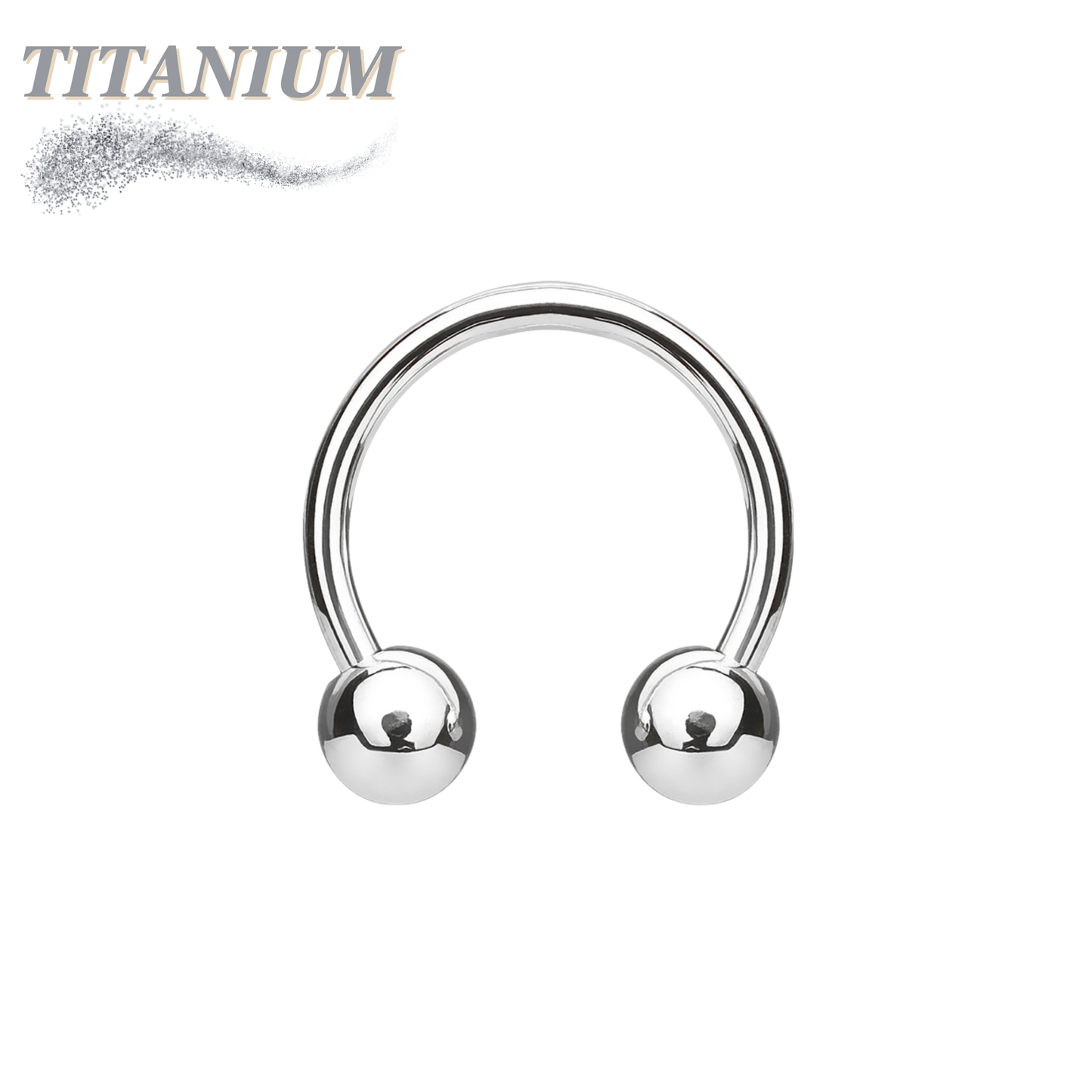 Titanium Horseshoe External Thread