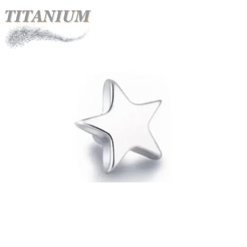 Titanium Internally Threaded 4mm Star Top Only
