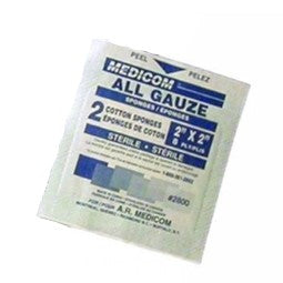 Sterile Gauze 2x2/50 PK (100 gauze)
