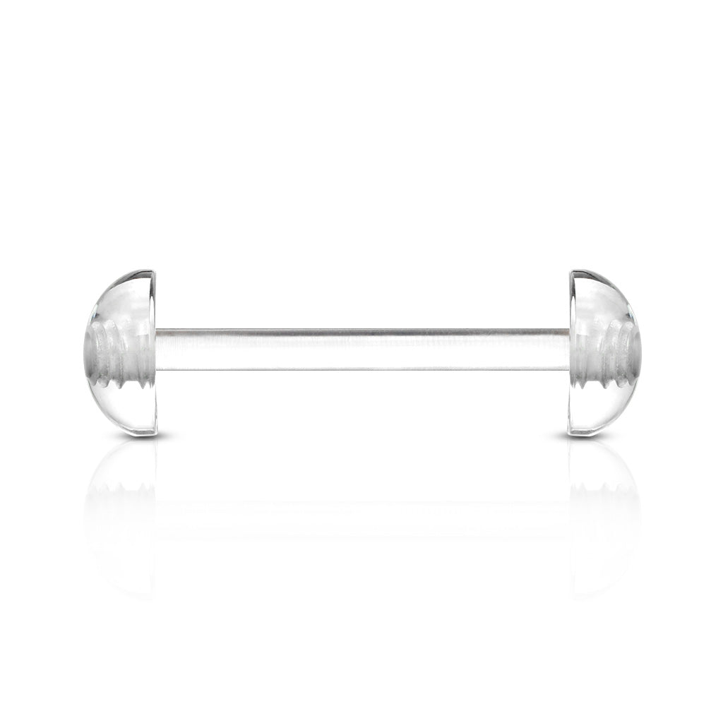 Bioflex Nipple/Tongue Barbell with Half Balls