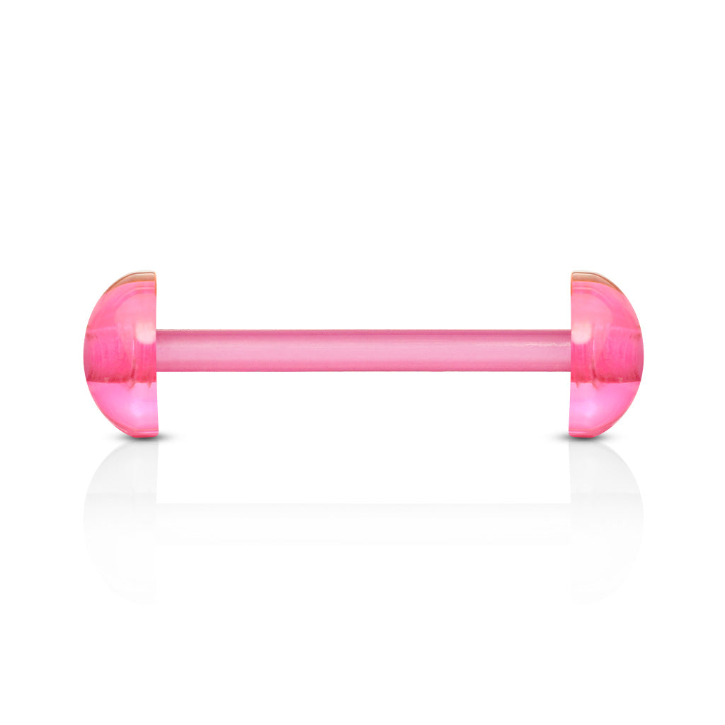 Bioflex Nipple/Tongue Barbell with Half Balls