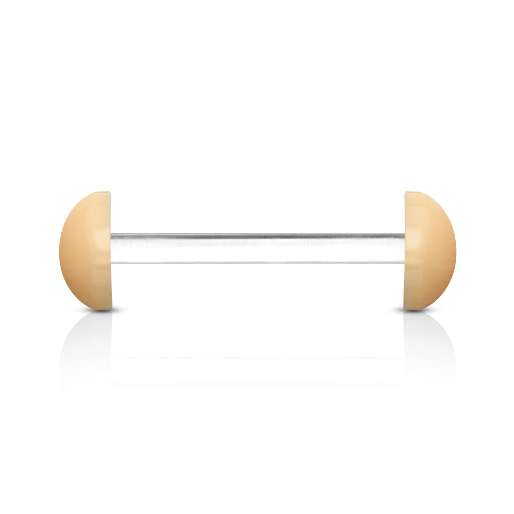 Bioflex Nipple/Tongue Barbell with Half Balls