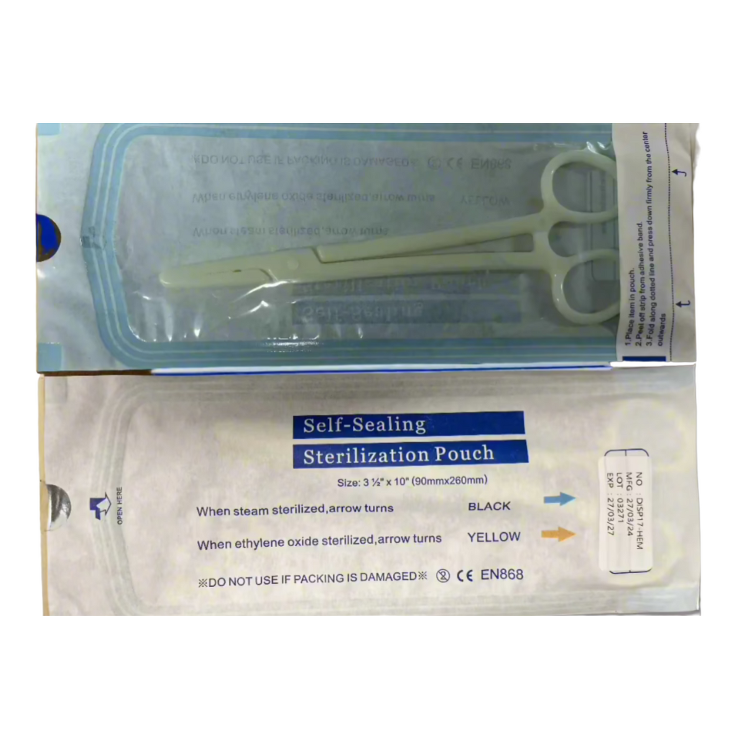 Disposable Pre-Sterilized Straight Hemostats