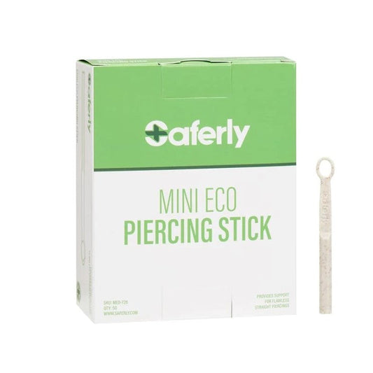 Saferly Disposable Pre-Sterilized Eco Piercing Stick - Box of 50