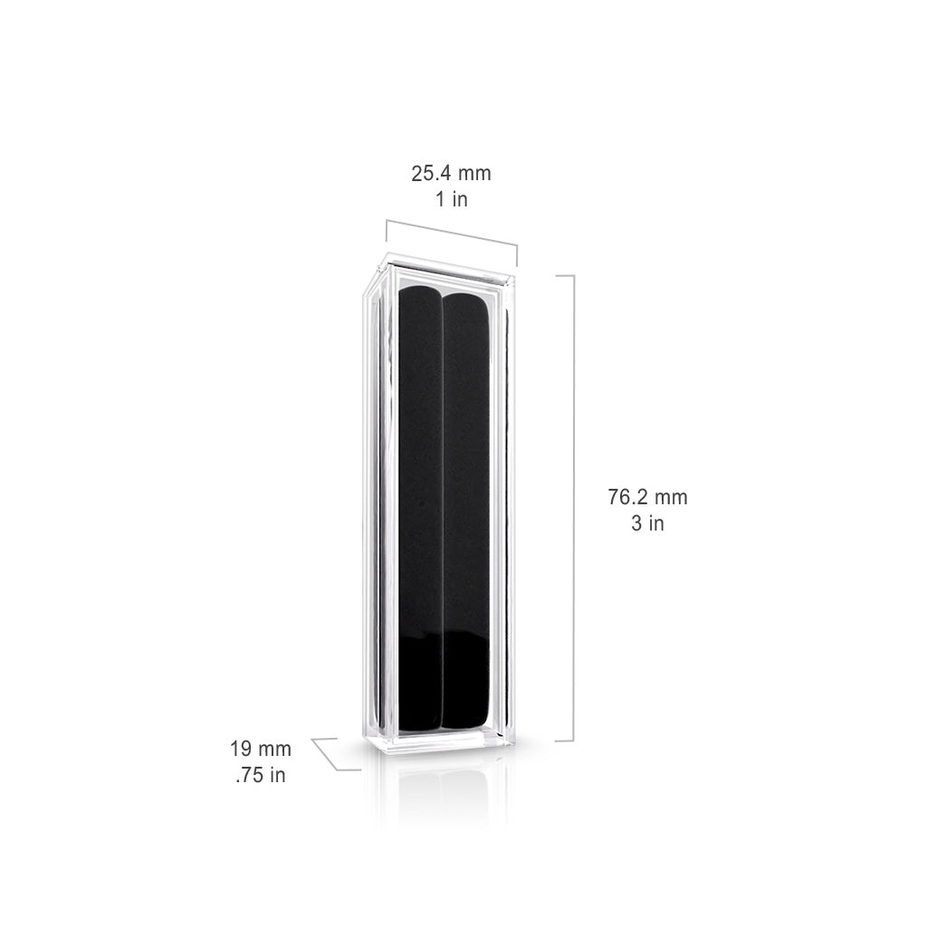 Mini acrylic display box with velvet lining