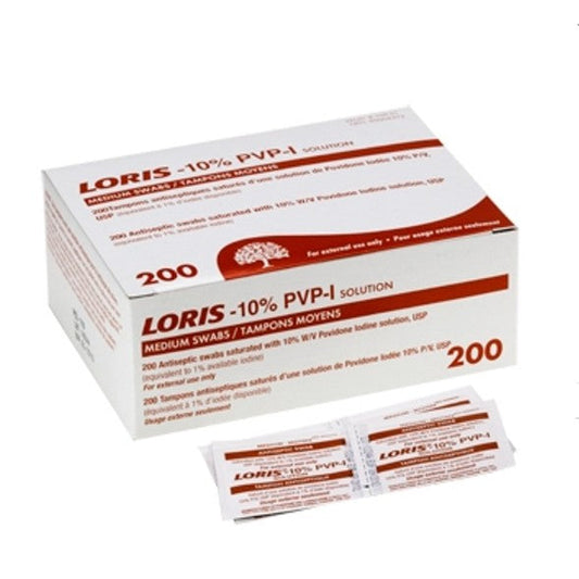 10% Providine Iodine Prep Pad 200/Box