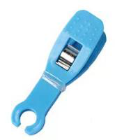 On Point Disposable Pre-Sterilized Plastic Round Forceps Clamp - Single