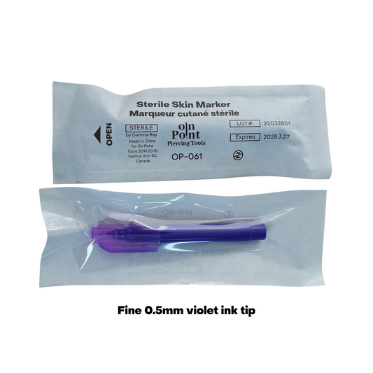 On Point Disposable Pre-Sterilized Mini Surgical Skin Marker - Single