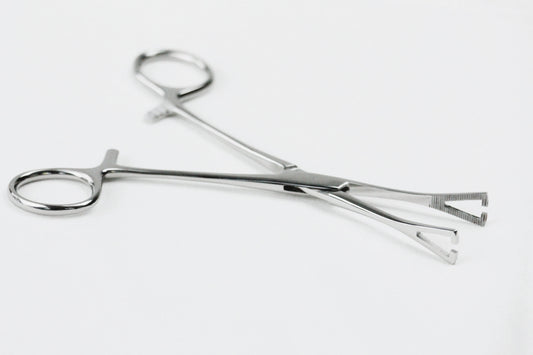 Pennington Sponge Slotted Forceps with Lock