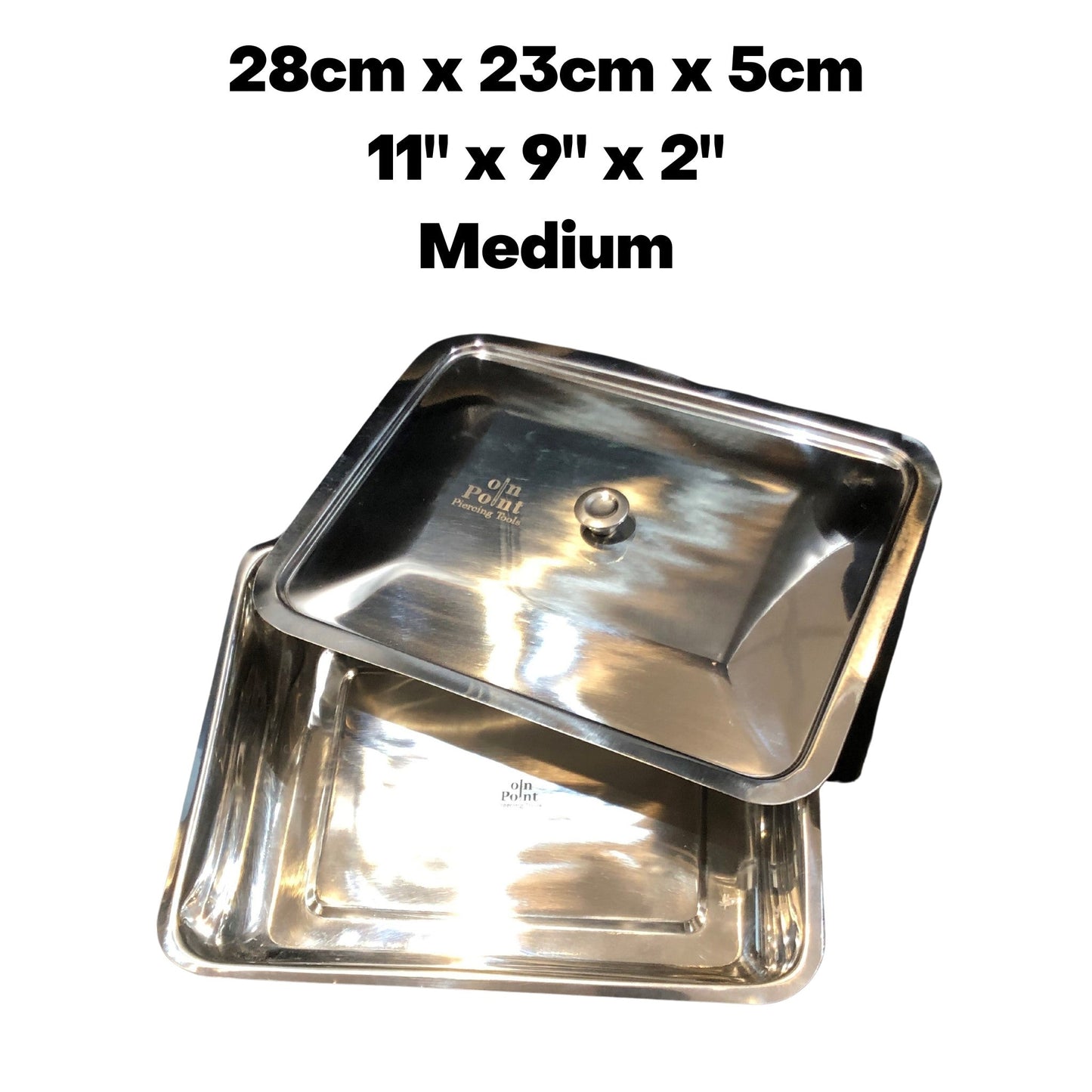 Stainless Steel Instrument Bins WITH Cover