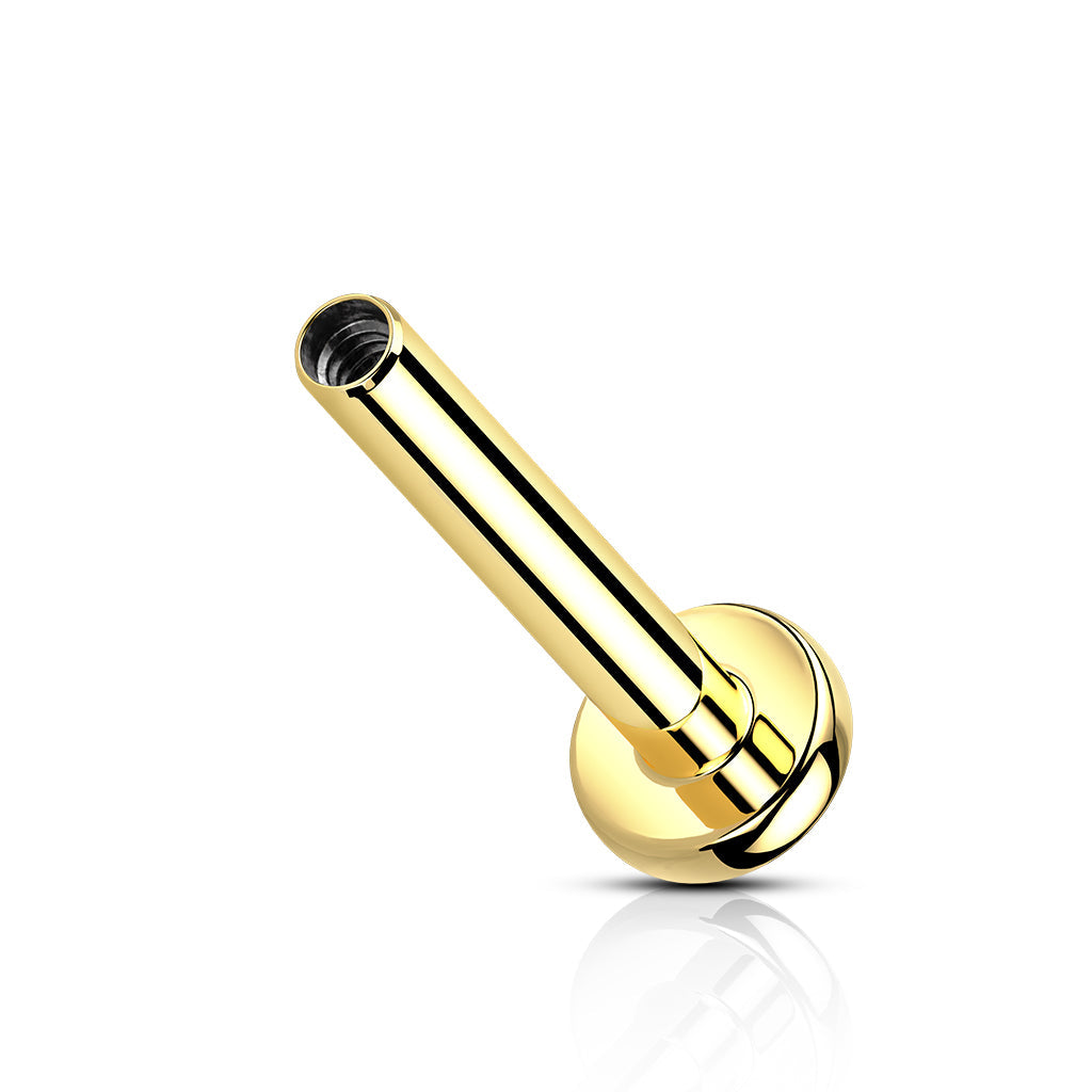 Titanium Internal Thread Labret Post Only 3mm Base