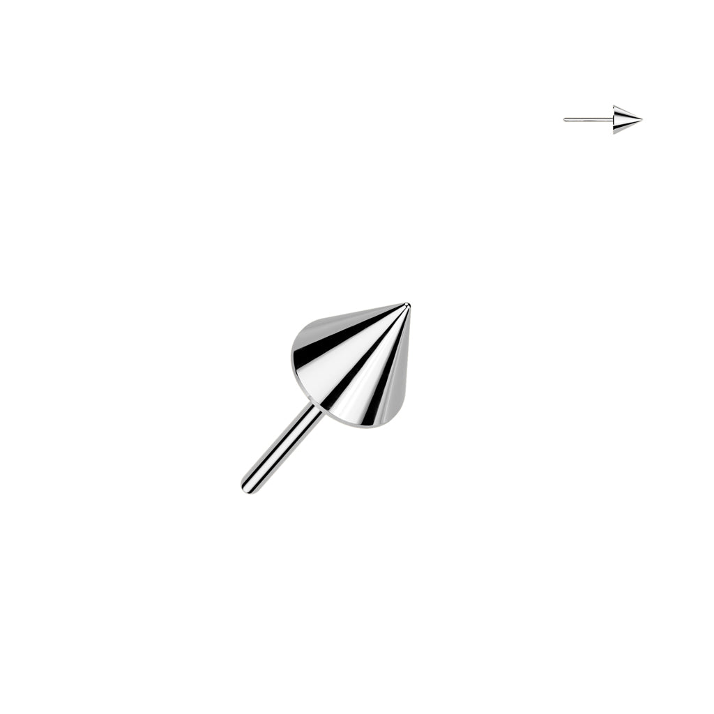 Pre-Sterilized Titanium Threadless 3mm Spike Top (Top Only)