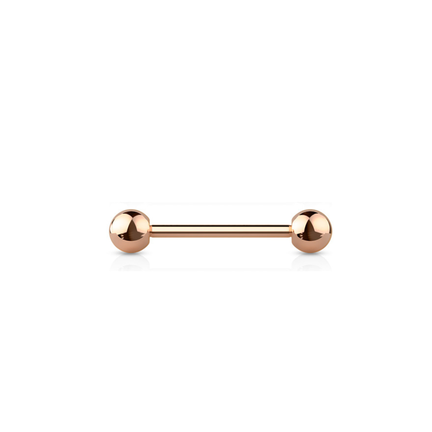 Surgical Steel Externally Threaded Colored Barbell