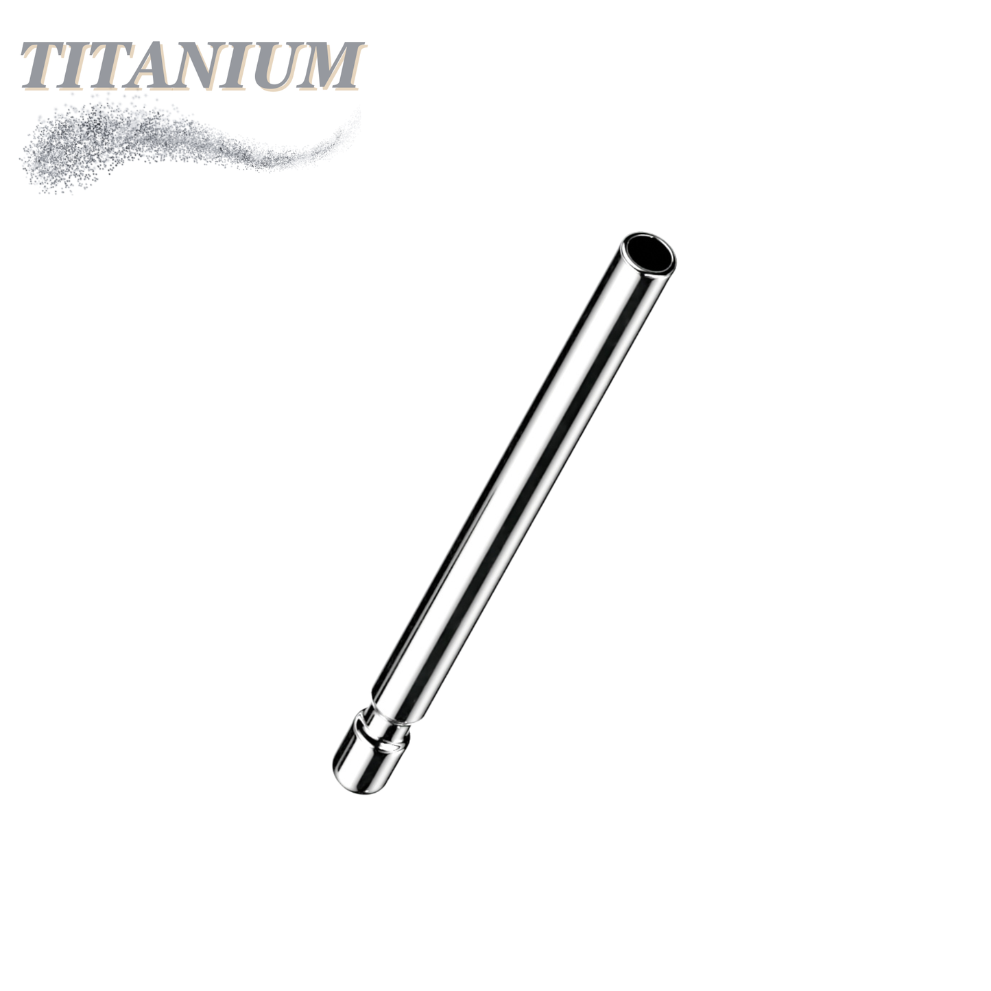 Titanium Threadless Earring Stud Post Only