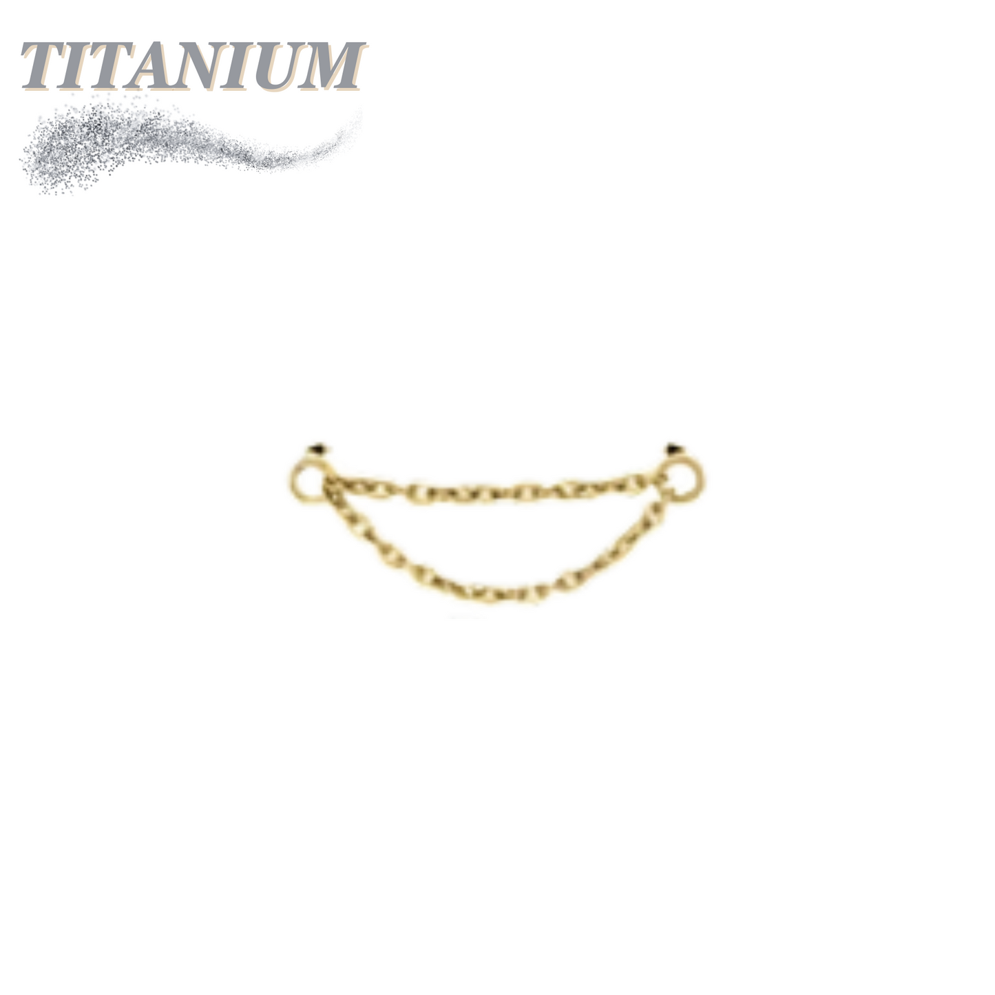 Titanium Connector Double Layer Chain