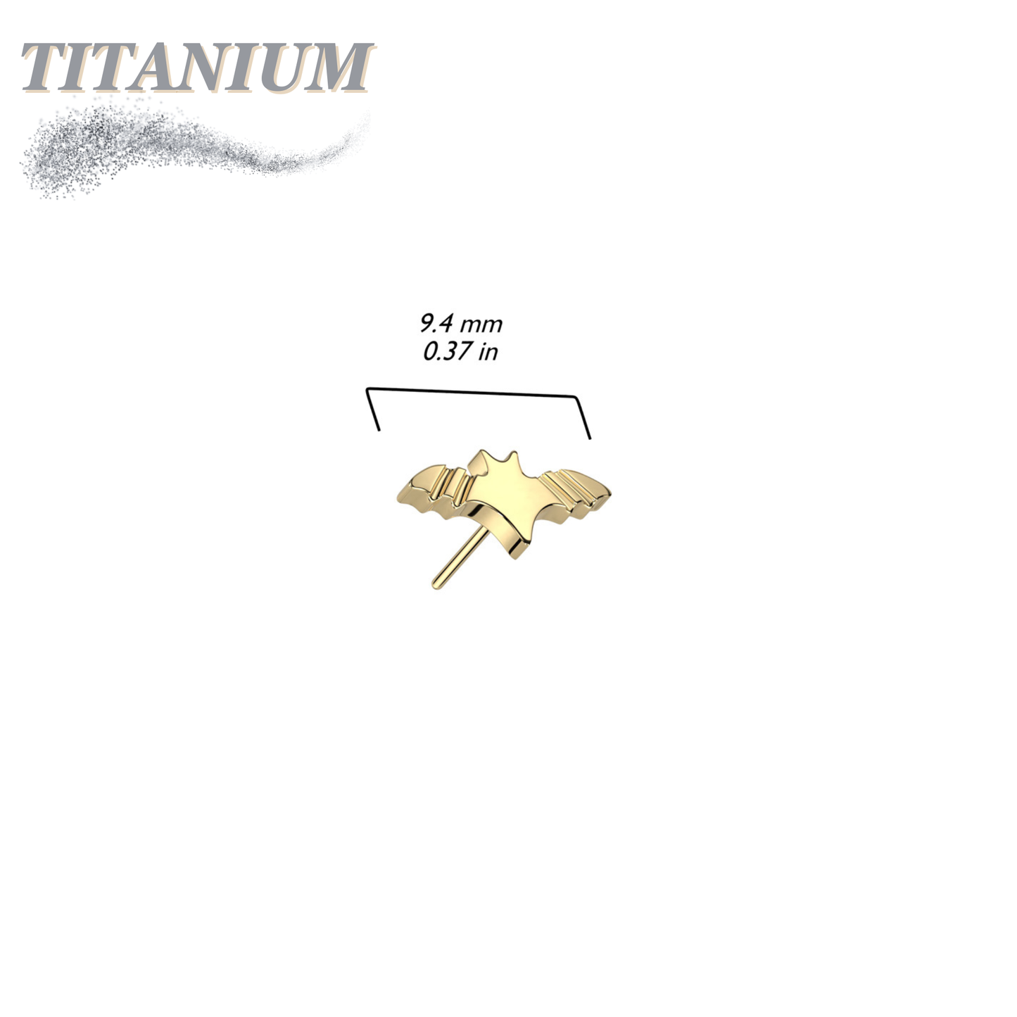Threadless Titanium Bat Top Only