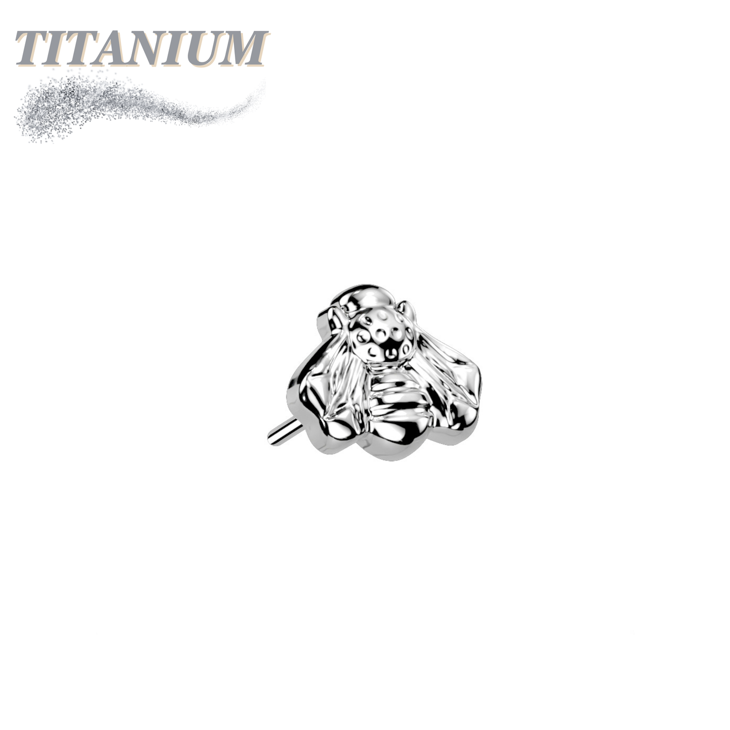 Titanium Threadless Bee Top Only