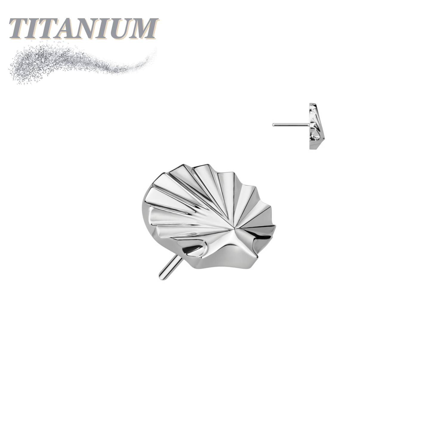 Threadless Titanium Shell Top Only
