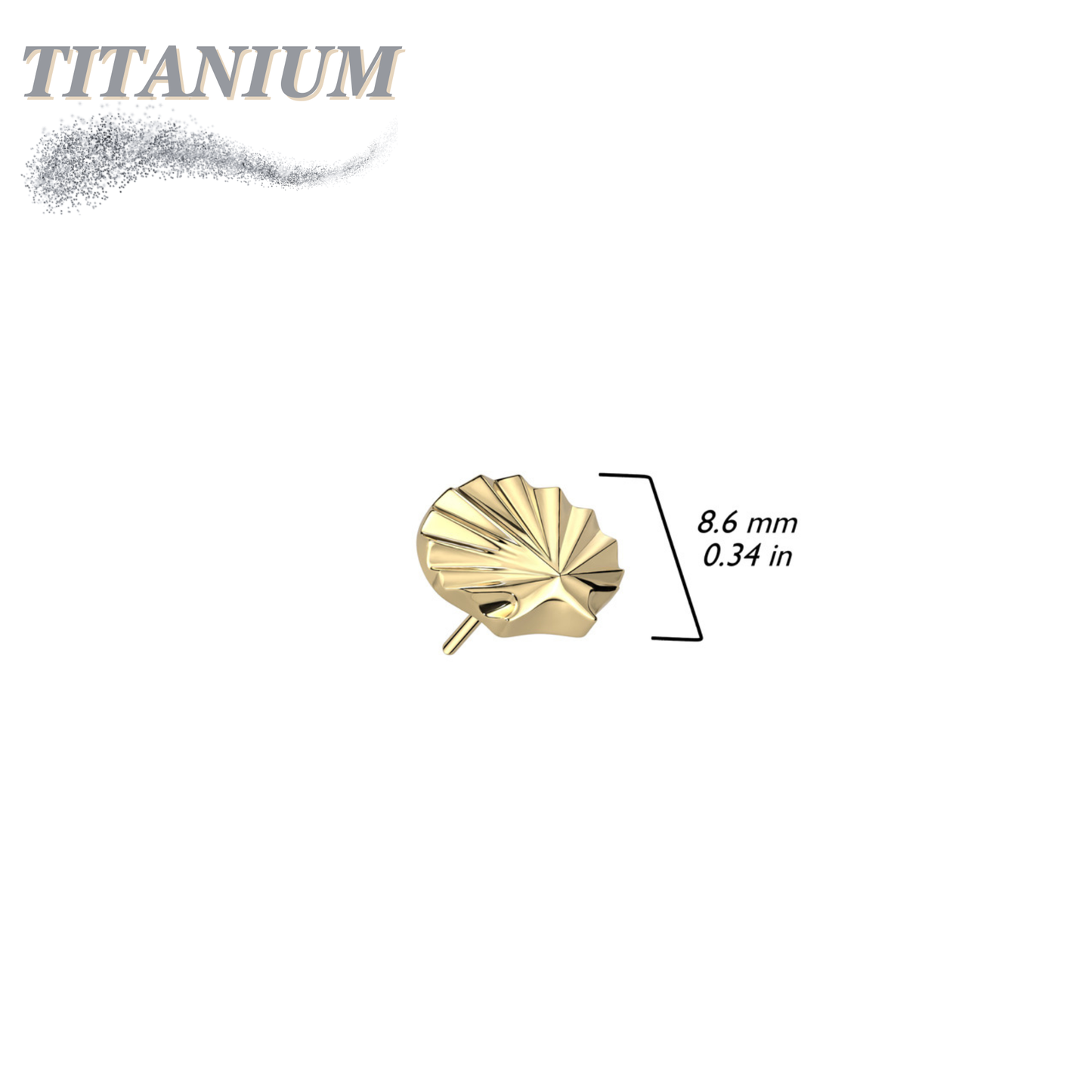 Threadless Titanium Shell Top Only