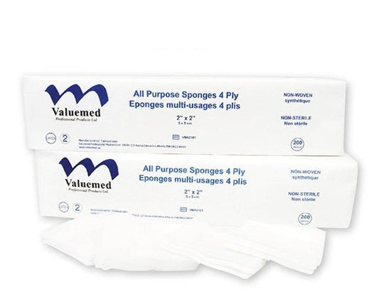 Gauze 2x2 4ply Non Sterile - 200 pack