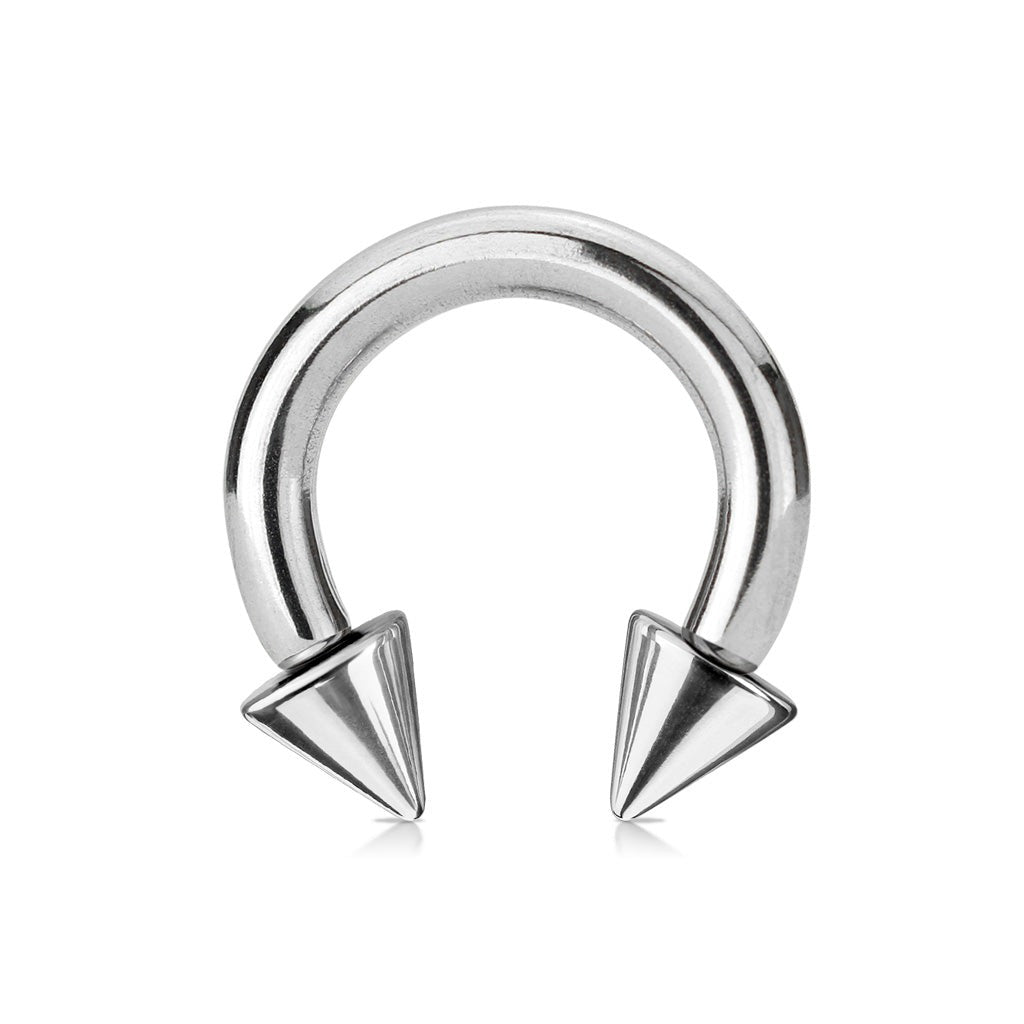 Pre-Sterilized Surgical Steel Spiked Ends Horseshoe Externally Threaded