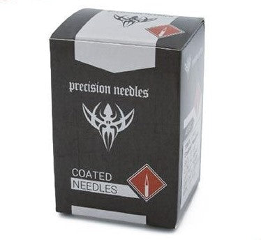Precision Pre-Sterilized Coated 2" Straight Piercing Needles 100/Box
