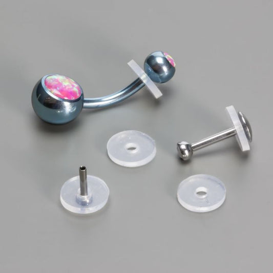 Silicone 7mm Flat Discs - 30PK