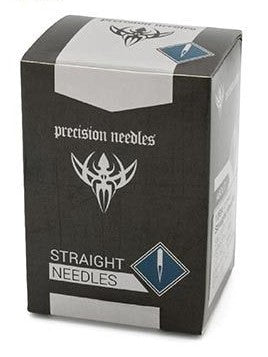 Precision Pre-Sterilized 2" Straight Piercing Needles 100/Box